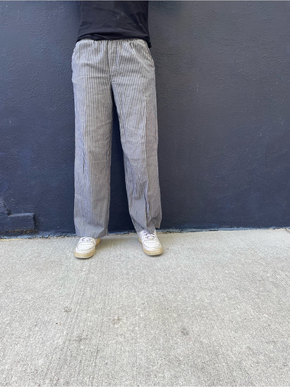 Cotton On striped linen pants size US 2